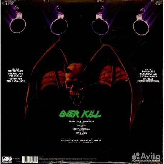 Винил Overkill – Taking Over