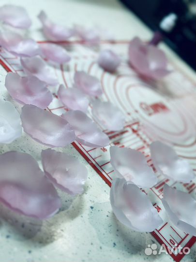 Интерьерные свечи-цветы