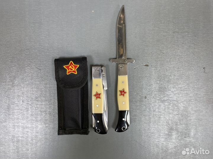 Нож финка нквд складная