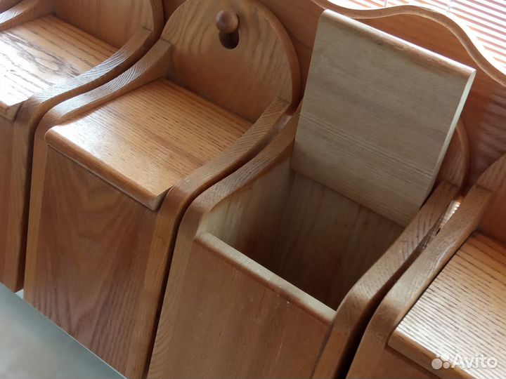 Набор деревянный для специй СССР