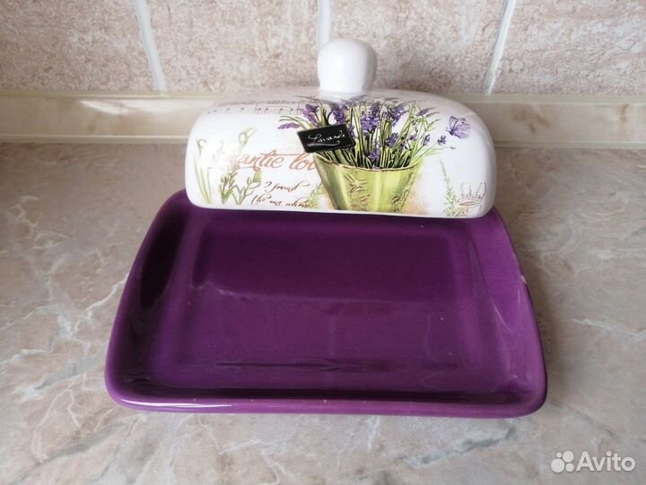 Масленка керамика 17х12