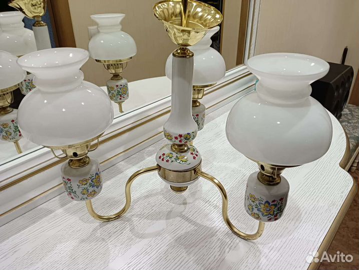 Люстра потолочная бу