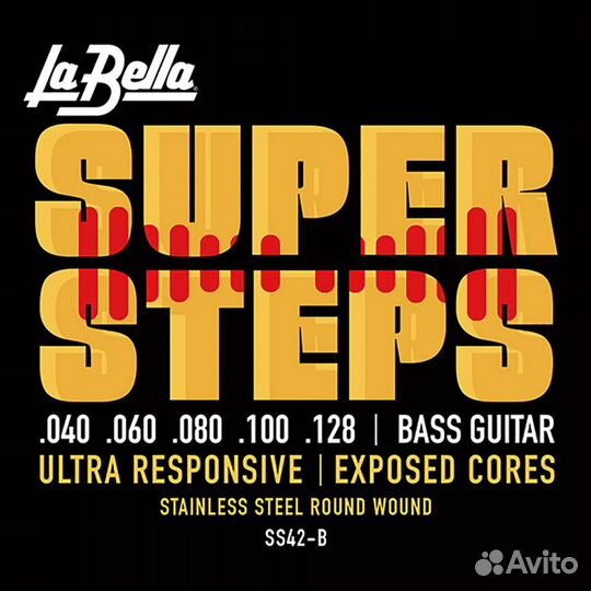 Струны для электро бас-гитары La Bella Super Step