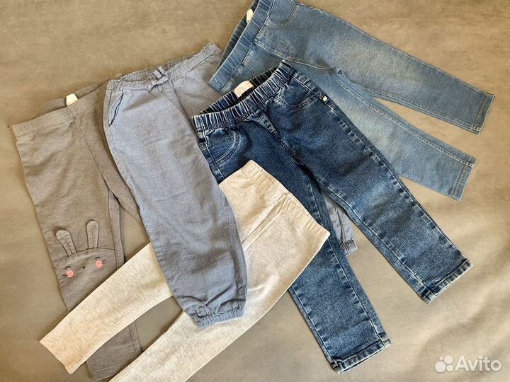 Пакет вещей и обуви для девочки 92