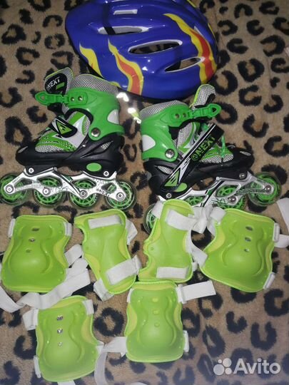 Детские ролики и защита 26-32