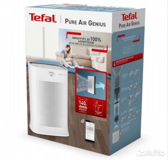 Воздухоочиститель Tefal Pure Air Genius(PT3080F0)