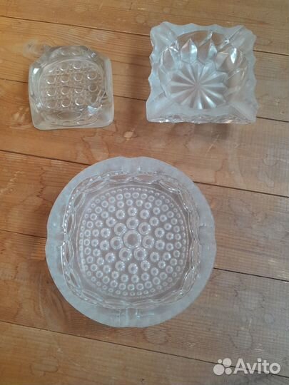 Хрустальные пепельницы СССР