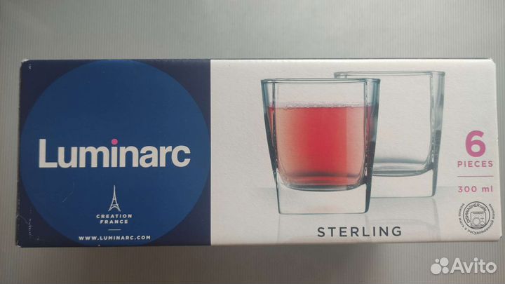 Набор стаканов luminarc sterling 6 штук