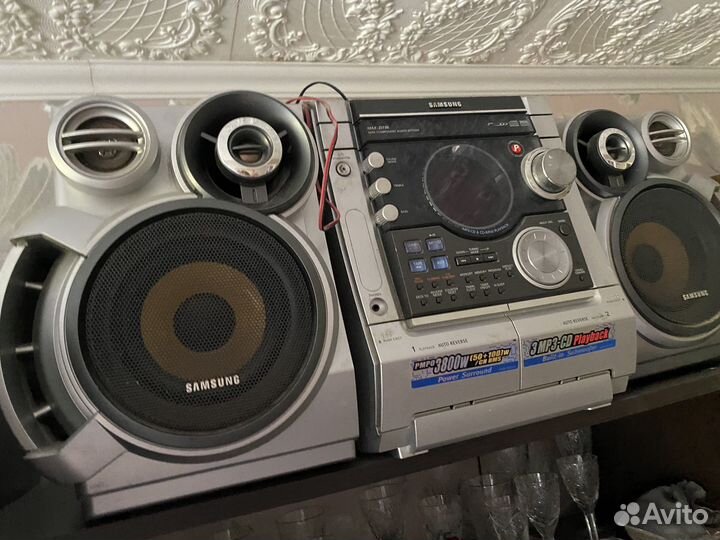 Музыкальный центр dvd samsung