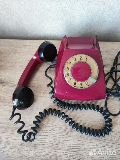 Стационарный телефон дисковый, СССР