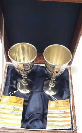 Рюмки серебро 875 пр (ен 61752)