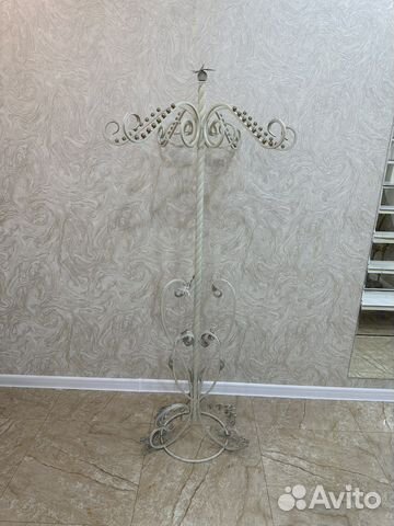 Большая вешалка золото патина