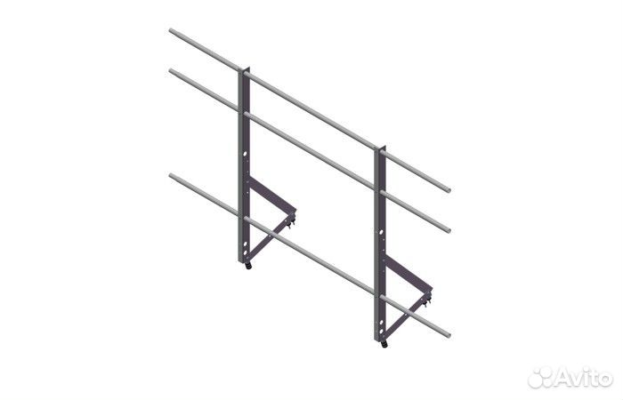 Кровельное ограждение Optima 1,2 м без снегозадерж