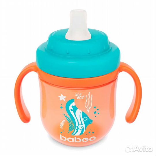 Кружка-поильник с силиконовым носиком 200 мл Babo