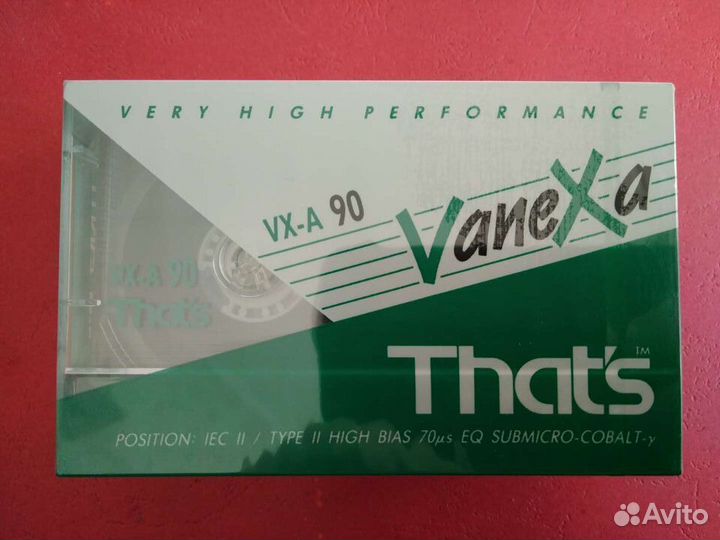 Аудиокассеты Thats VX-A 90 VaneXa - 2 packs
