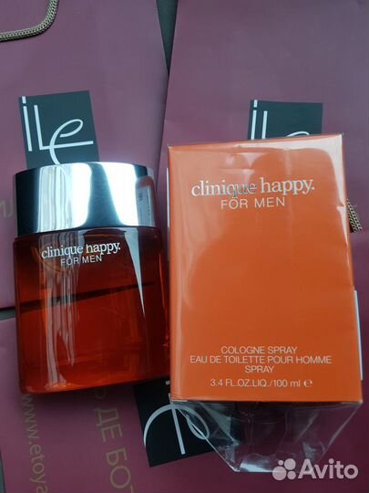 Clinique happy for men тестер с витрины