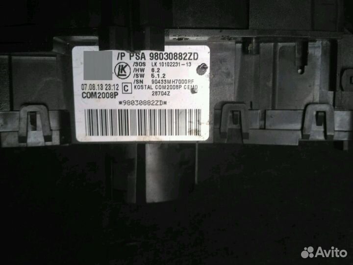 Переключатель подрулевой в сборе для Citroen C4 II