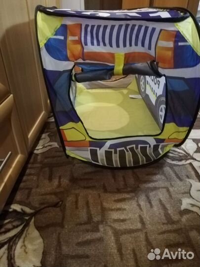 Детская игровая палатка - полицейская машина