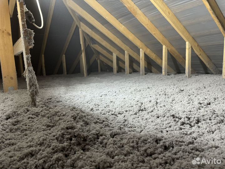 Эковата утеплитель для деревянных домов