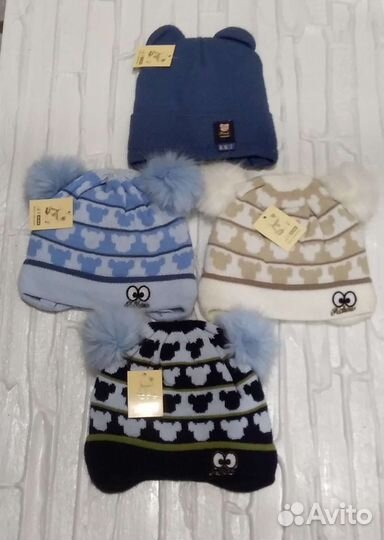 Шапка для мальчика зимняя новая