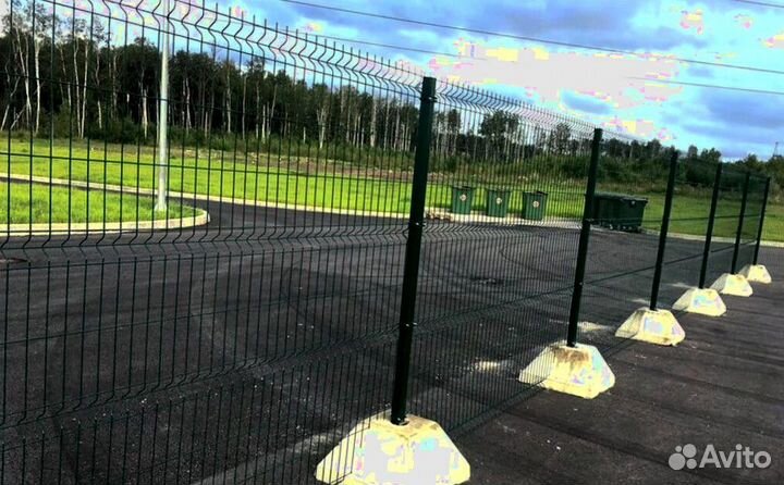 Забор из 3D сетки цена за метр замер бесплатно