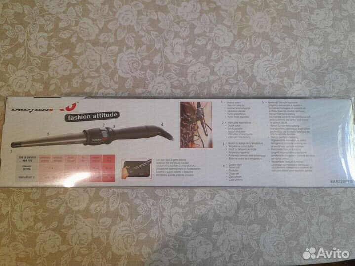 Щипцы для завивки волос babyliss pro новые