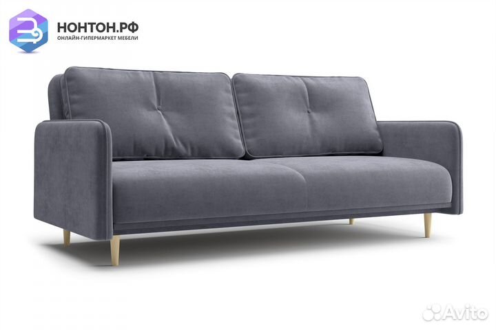 Диван книжка Эстет темно-серый