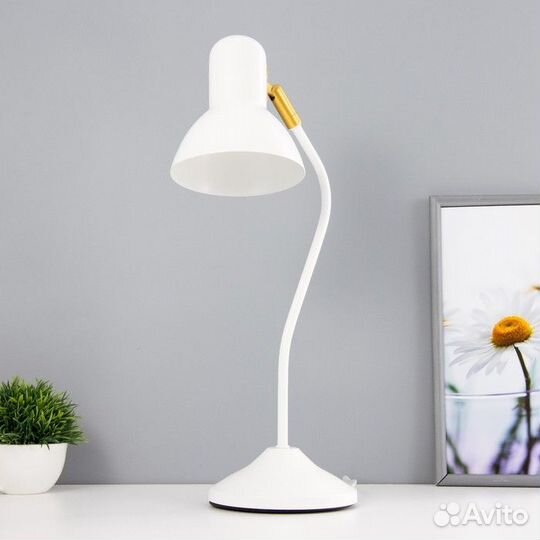 Настольная лампа 'Джордж' 1х40Вт Е27 белый 20,5х14