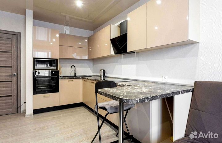 Угловая кухня с мдф фасадами