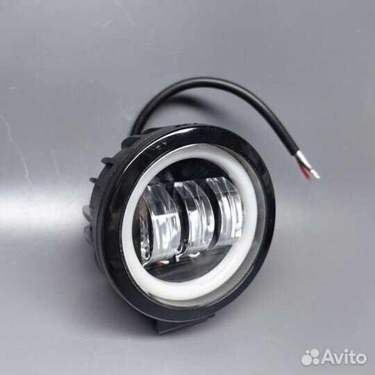 Универсальные LED противотуманные фары с дхо