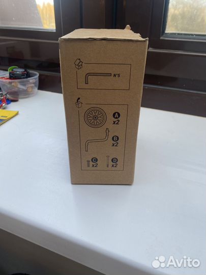 Дополнительные бесшумные колеса для велосипеда