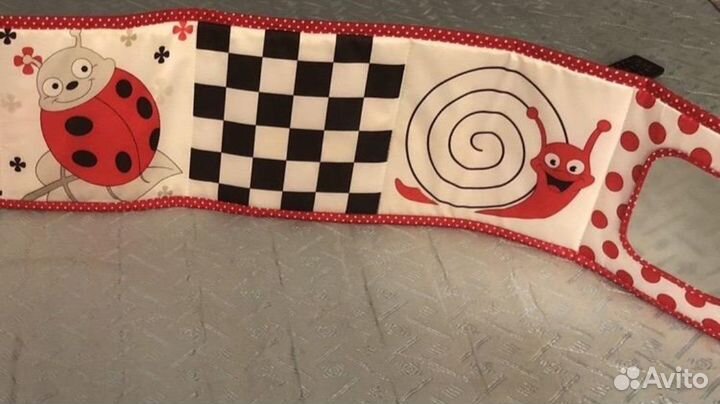 Бампер развивающий для кроватки или на стену