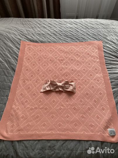 Плед на выписку для девочки