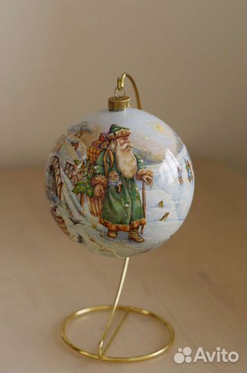 Ёлочный шар ручной работы
