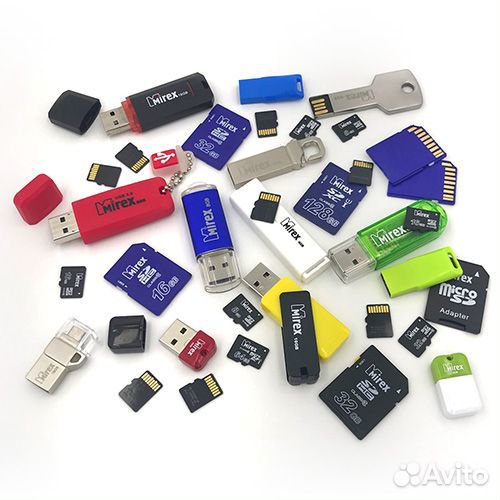Карты памяти и USB носители, флешки от 4 до 256 gb