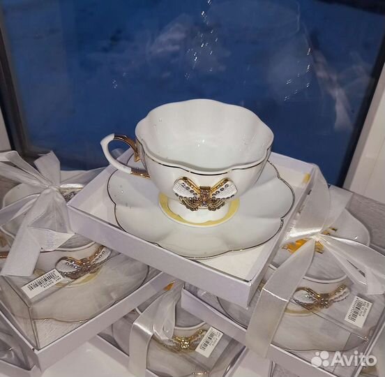 Фарфоровые чашки Lefard 6 штук набор