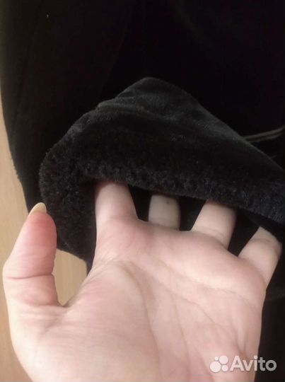 Шуба мутоновая с капюшоном 44-46