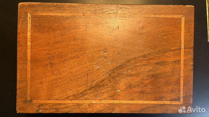 Шкатулка деревянная старинная