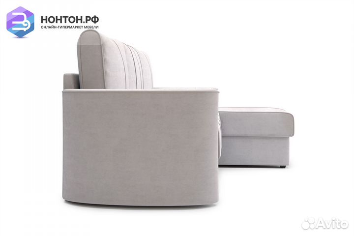 Диван угловой дельфин Колибри бежевый