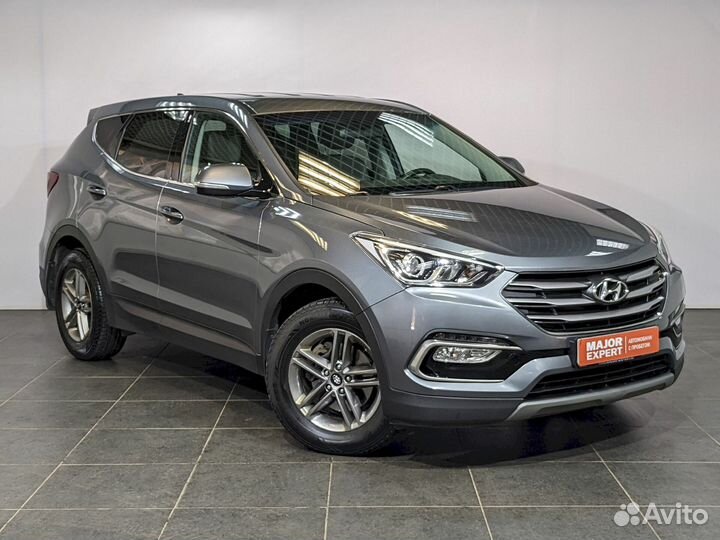 Hyundai Santa Fe 2.2 AT, 2017, 154 500 км