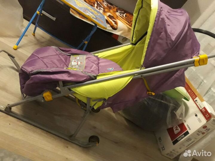 Санки-коляска ника