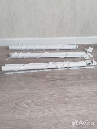 Рулонные шторы блэкаут белые