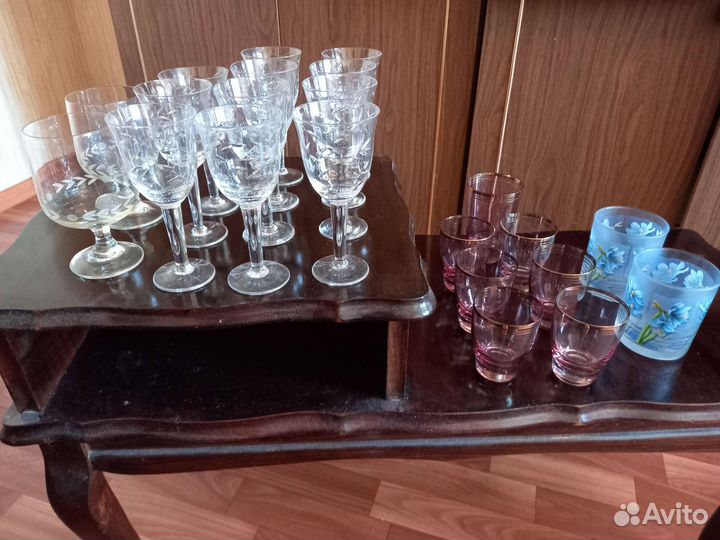 Фужеры, рюмки, СССР, винтаж