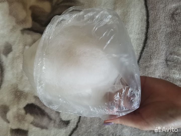 Собачья шерсть белая от шпица