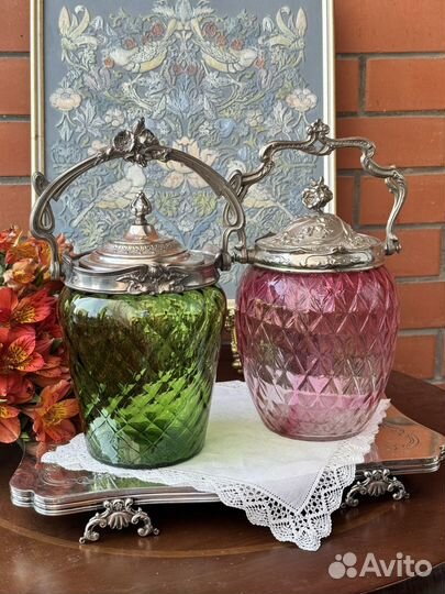 Антикварная бисквитница Франция