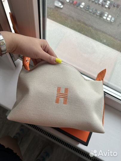 Сумка косметичка hermes