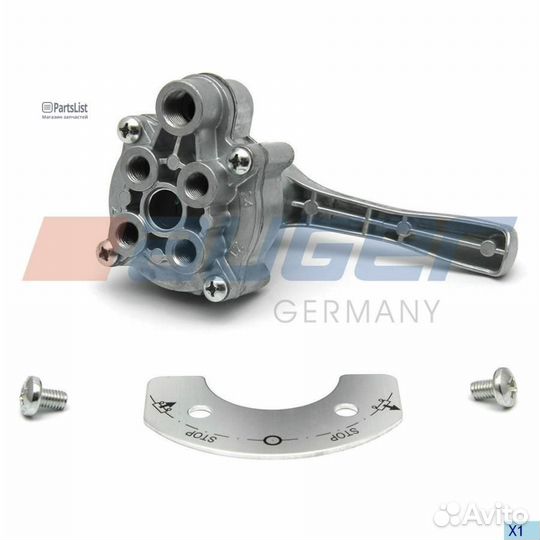 Кран ручного управления пневмоподвеской port1М16x1.5, M12x1.5\Omn MB, BPW, Fruehauf 77023