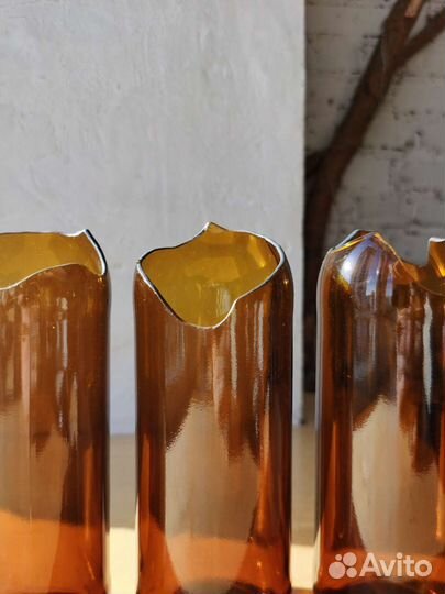 Вазочка из бутылки