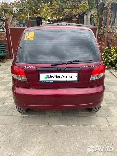 Daewoo Matiz 0.8 МТ, 2010, 100 860 км
