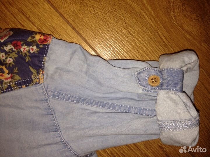 Рубашка джинсовая детская Zara baby